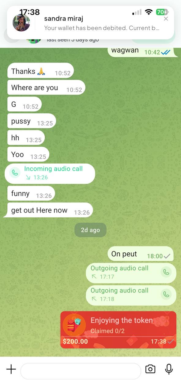 KeepBolt chat with a red-pocket gift and audio calls