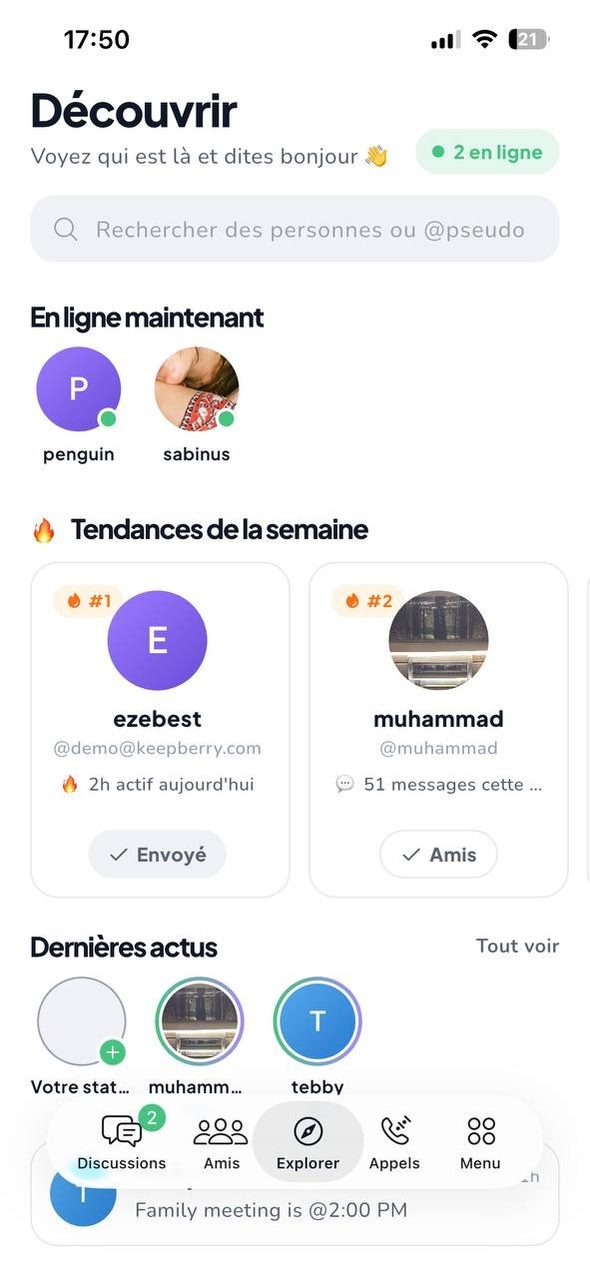 Discover people